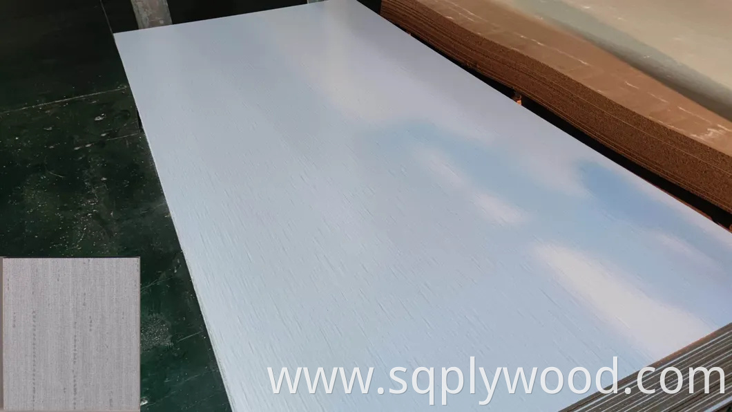 Melamine MDF Plain/Laminated/Slot/UV/Veneer/Melamine MDF for Furniture